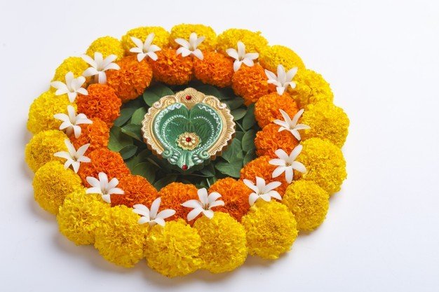 Add Rangolis, Diyas And Flowers At Uncommon Spaces