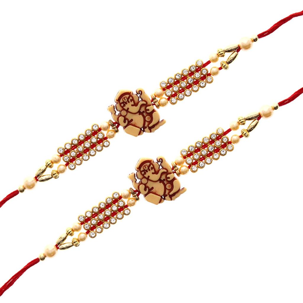 Lord Ganesh shaped Rakhi