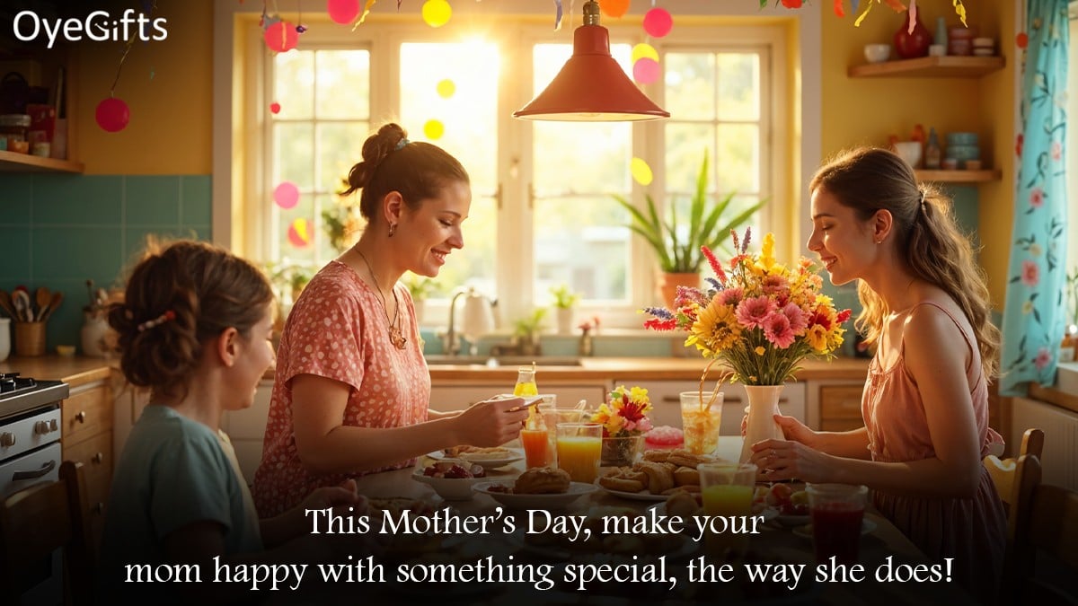 This Mother’s Day, make your mom happy with something special, the way she does
