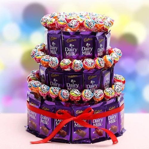 Choc and Pop Tier Gift Hamper