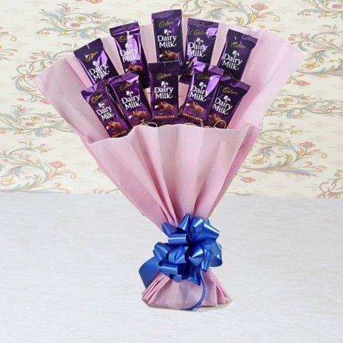 Loving Gesture Of Dairy Milk Bouquet