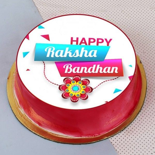 Rakhi Photo Red Velvet Cake
