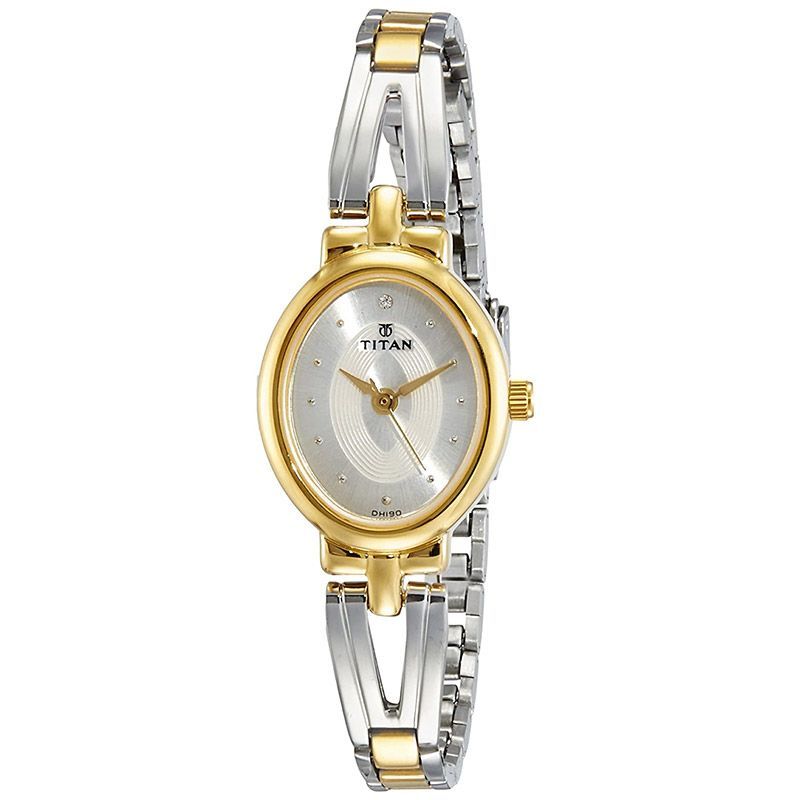 Titan Analog Golden Dial Women's Watch