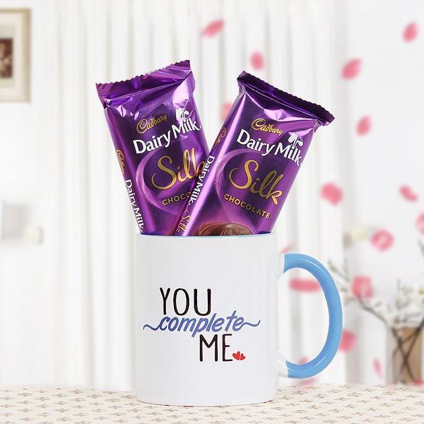 Personalized cup and chocolate combo