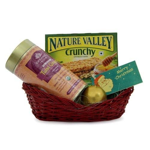 Green Tea N Crunchy Basket