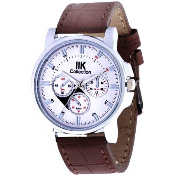 IIK-517M Round Shaped Analog Watch - For Men And Boys