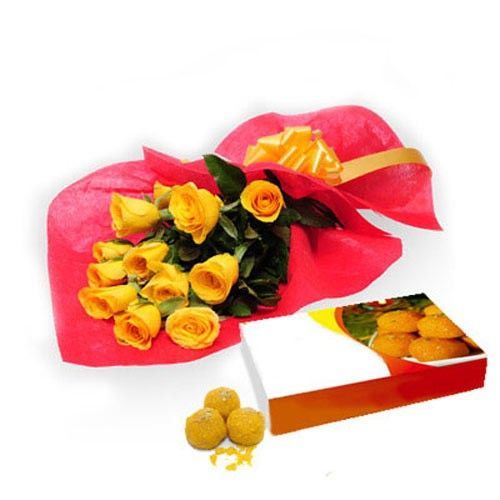 Roses N Motichur Laddu