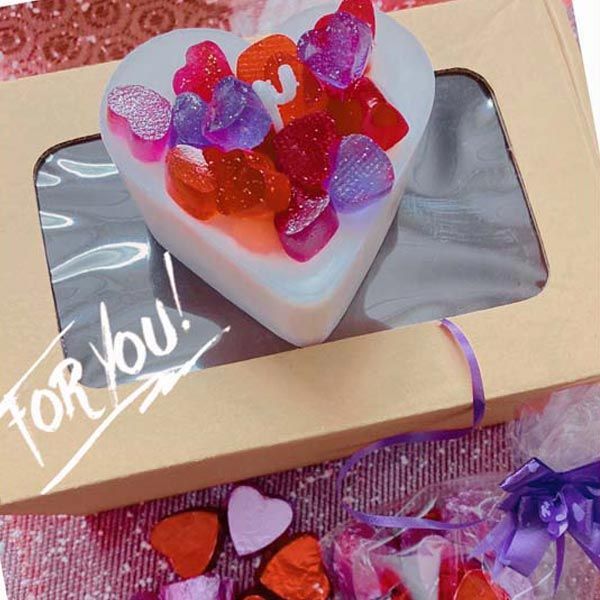 Valentine SoyGel Pillar Fragrance Candle