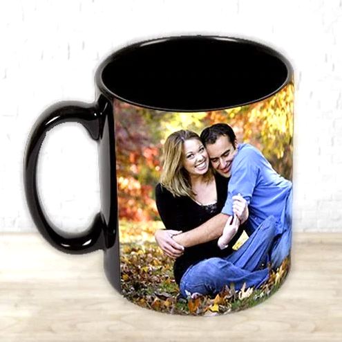 Personalised Black Mug