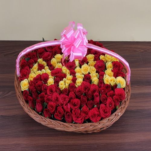 Personalized Name Roses Arrangement