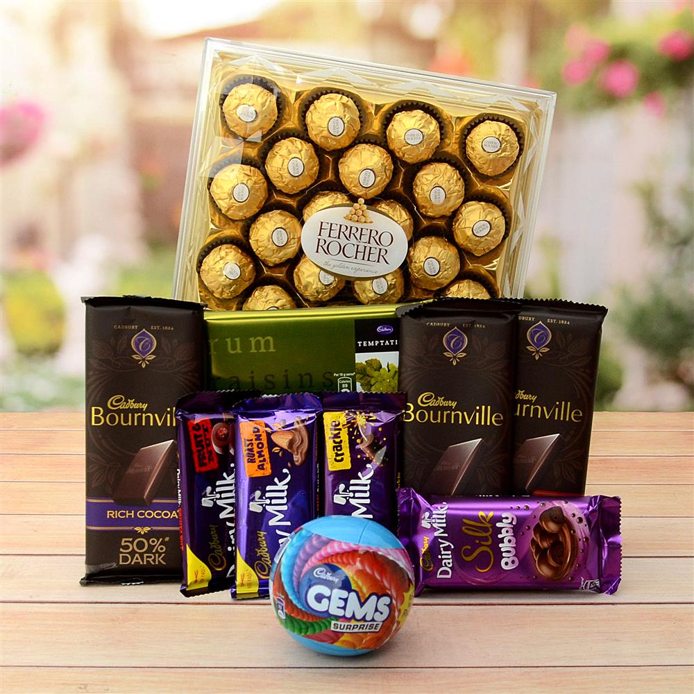 Ferrero Rocher & Bunch Of Chocolates Hamper