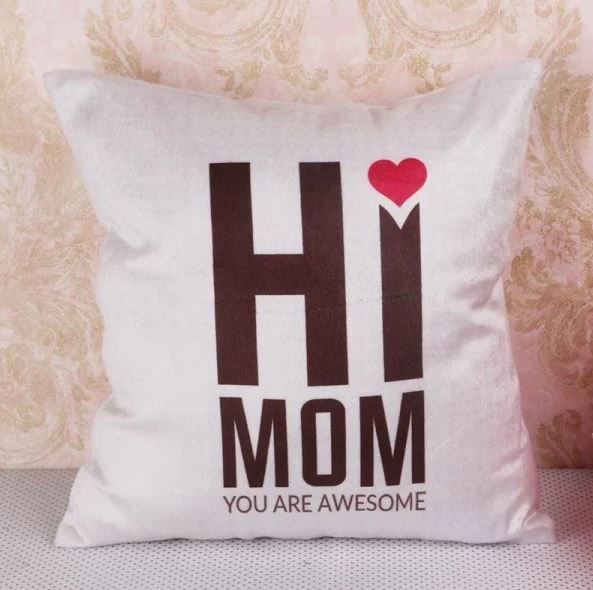 Hi Mom Cushion : Mother's Day Gift