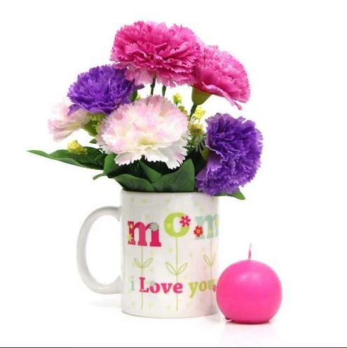 Mug and Flowers - Mother's Day Gifts