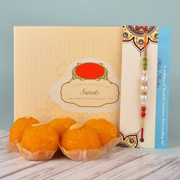 Pearl Rakhi N Motichoor Laddoo: