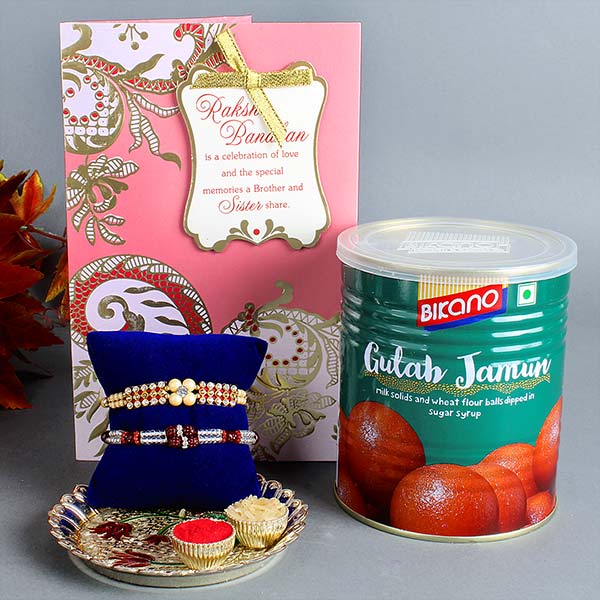 Rakhi With Greeting Card