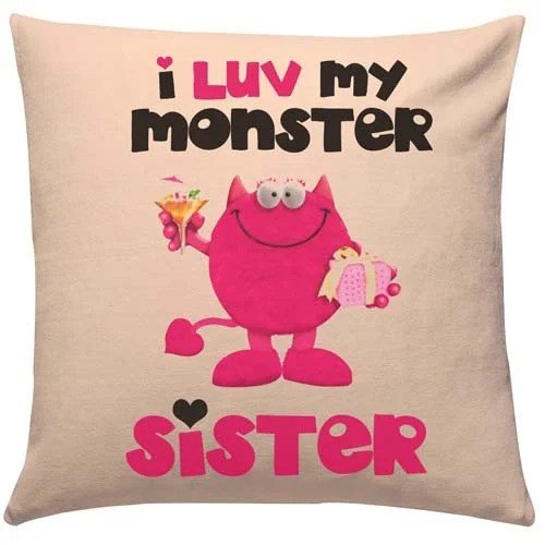 Love Monster Sister Cushion