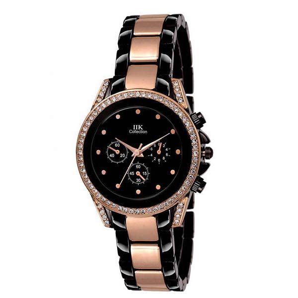 Black Dial Analog Watch For Women