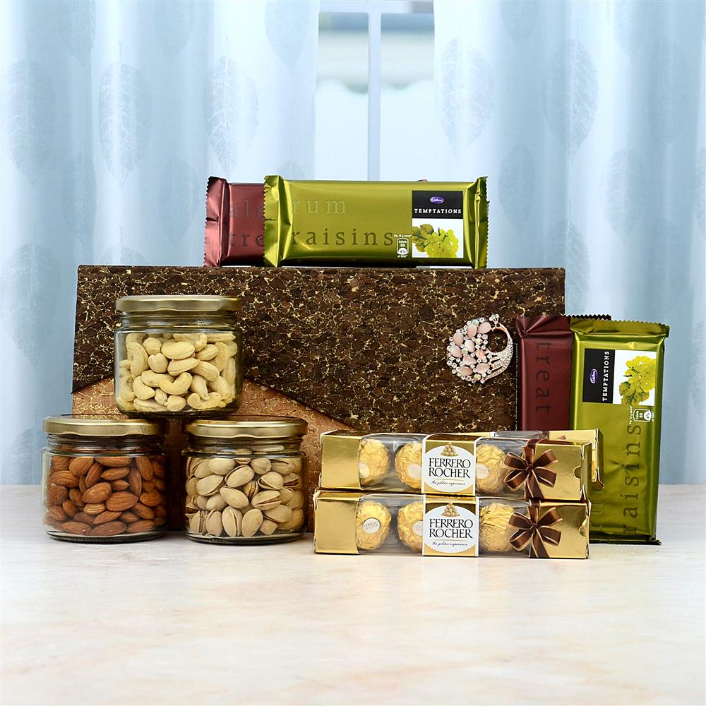 Royal Diwali Dry Fruits Choco Hamper
