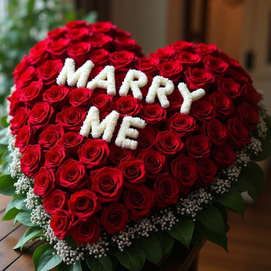 Marry Me- 500 Roses Arrangement