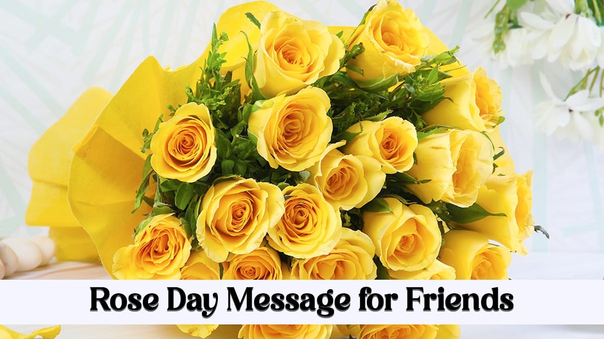Rose Day Message for Friends