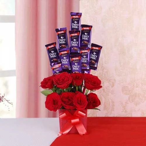 Cadbury Dairy Milk Flower Bouquet