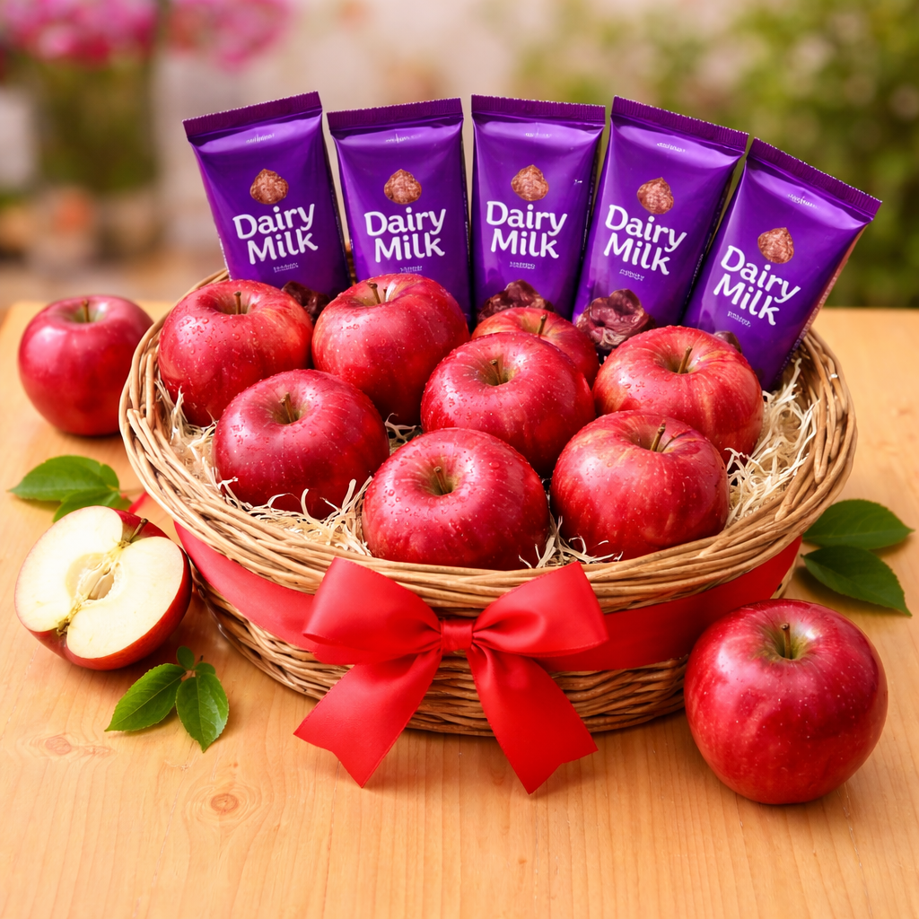 Apples And Dairy Milk