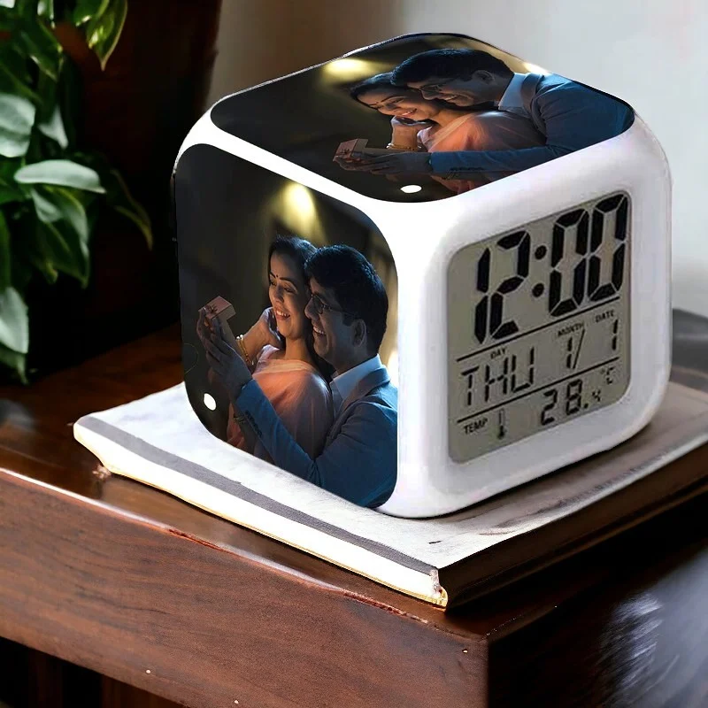 Photo Table Clock