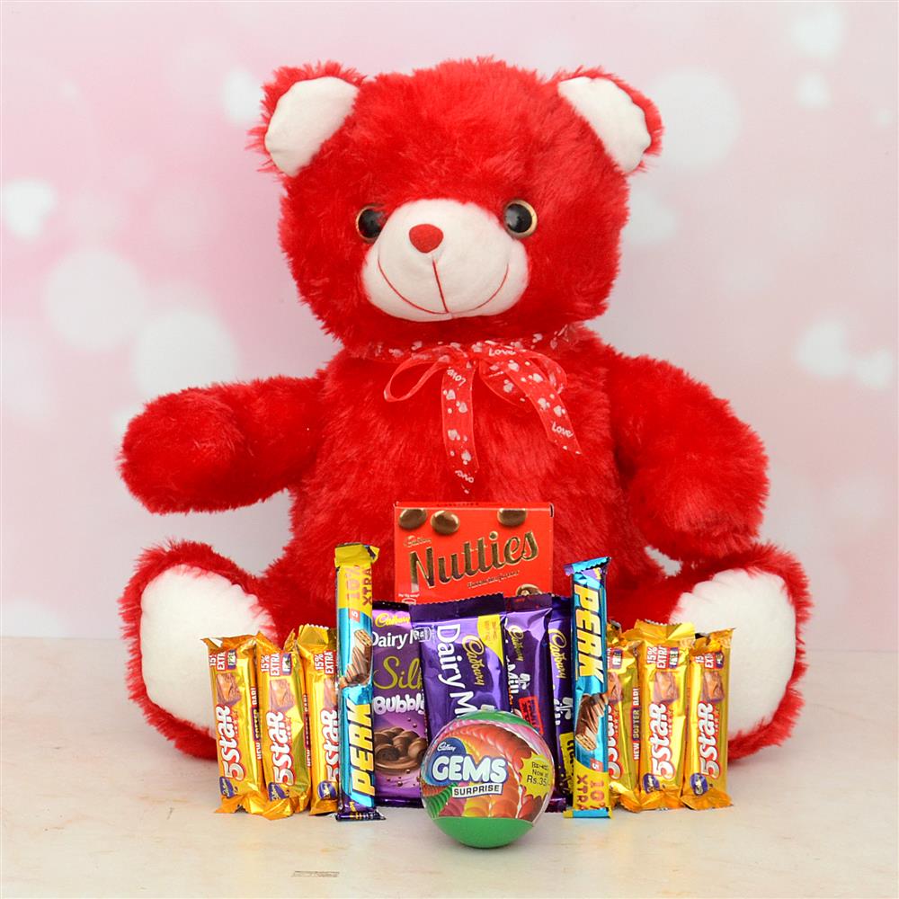 Valentine’s Day Chocolates And Soft Toys